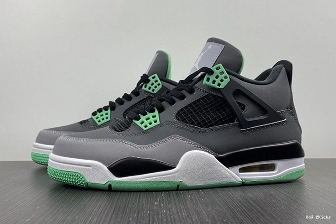 Green BestValue 505 Jordan Glow 4  308497-033 Retro 0705